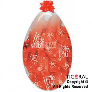 GLOBO SEMPERTEX R20 INF CRISTAL TE AMO x 25